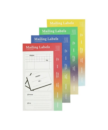 Mailing Labels (4types of design)